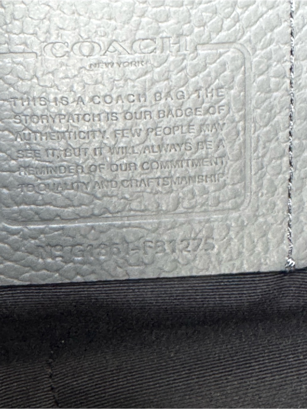 Stylish Coach Gray and Black Unisex Bag - Picture 13 of 15